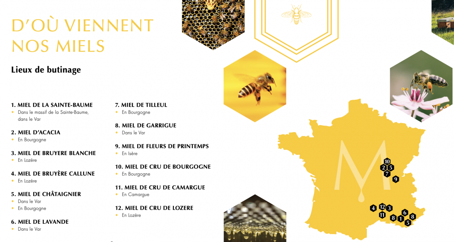 #traçabilité #transparence #miel #madeinfrance #mieldefrance #apidologie #hautdegamme #luxe #excellence #mielluxe #apiculture #apiculteurécoltant #abeille #miellavande #mielsaintebaume #mielprovence #épicerie #épicerfine #mielbourgogne #cadeau #nature #biodiversité #provence